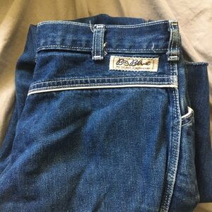 Vintage blue blue jeans